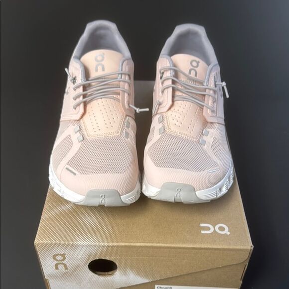 On Cloud Running Women's Pink Running Shoes - Picture 3 of 12